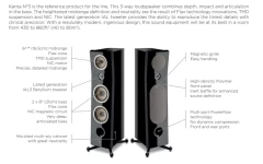 FOCAL KANTA N°3 WALNUT BLACK LQR Grīdas akustiskā sistēma