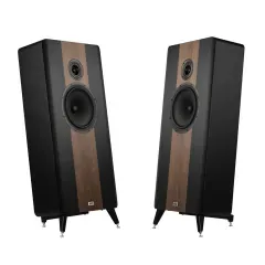 HECO DIREKT PREMIUM BLACK/WALNUT Grīdas akustiskā sistēma