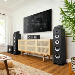 POLK AUDIO MONITOR XT70 Black Grīdas akustiskā sistēma