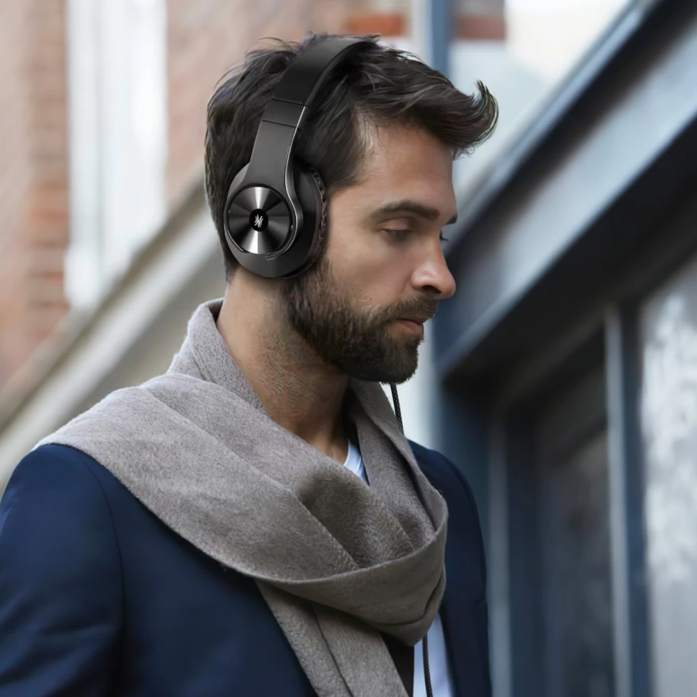 OneOdio T3 Black 3.5mm Over Ear AUSTIŅAS