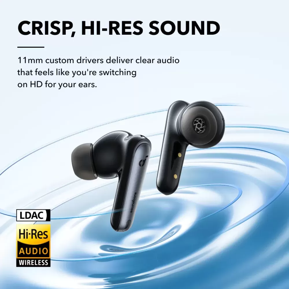 SOUNDCORE LIBERTY 4 NC BLACK Bezvadu AUSTIŅAS