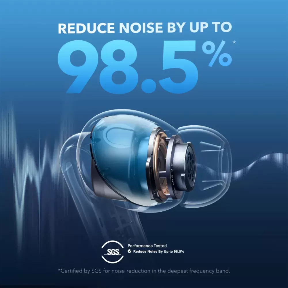 SOUNDCORE LIBERTY 4 NC BLACK Bezvadu AUSTIŅAS