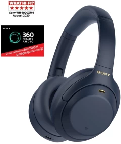 SONY WH-1000XM4 Blue Troksni slāpējošas bezvadu austiņas AUSTIŅAS