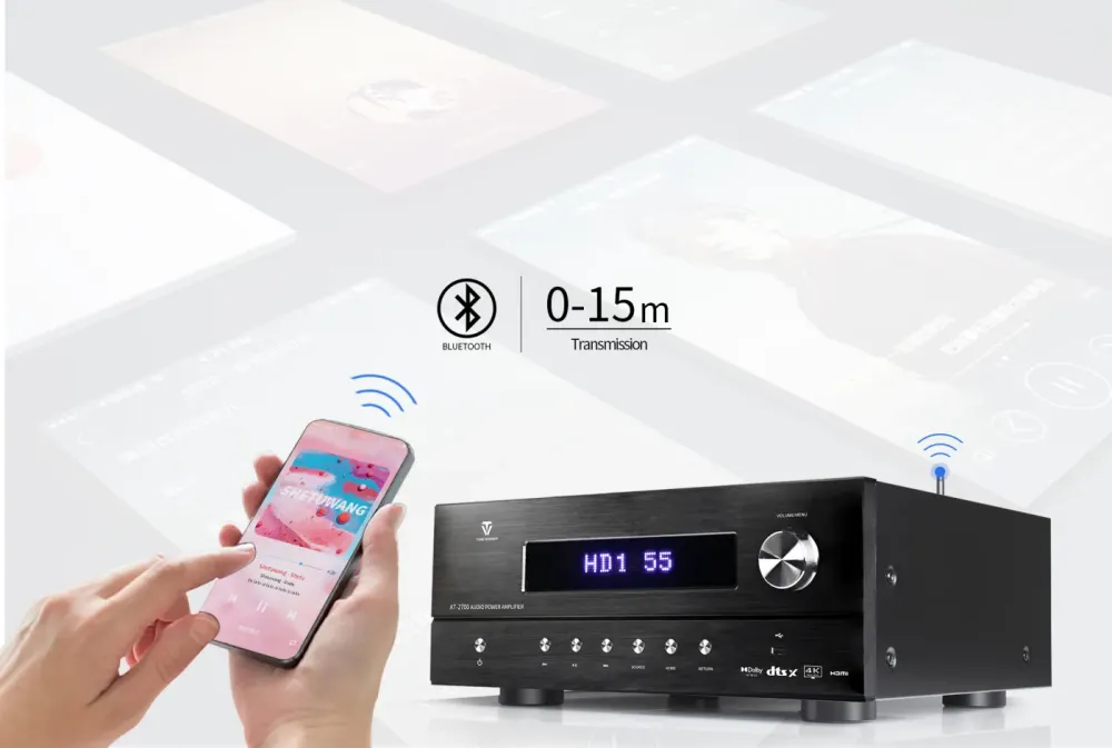 TONEWINNER AT-2700 BLACK AV RESĪVERIS / PASTIPRINĀTĀJS