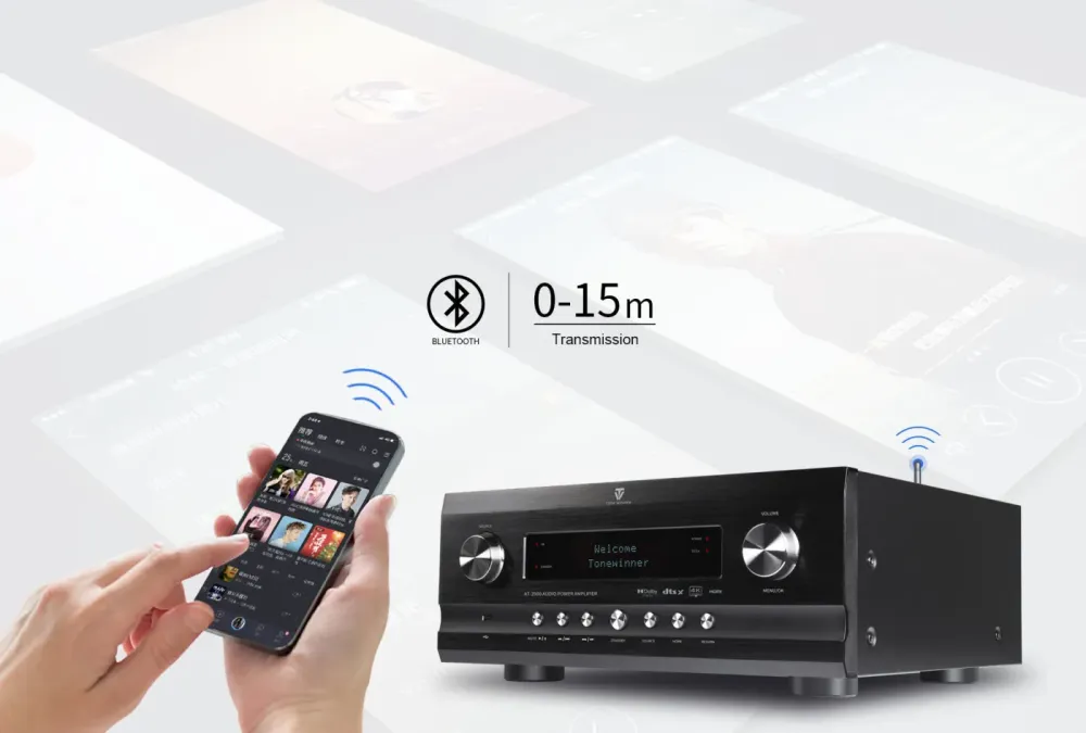 TONEWINNER AT-2900 BLACK AV RESĪVERIS / PASTIPRINĀTĀJS