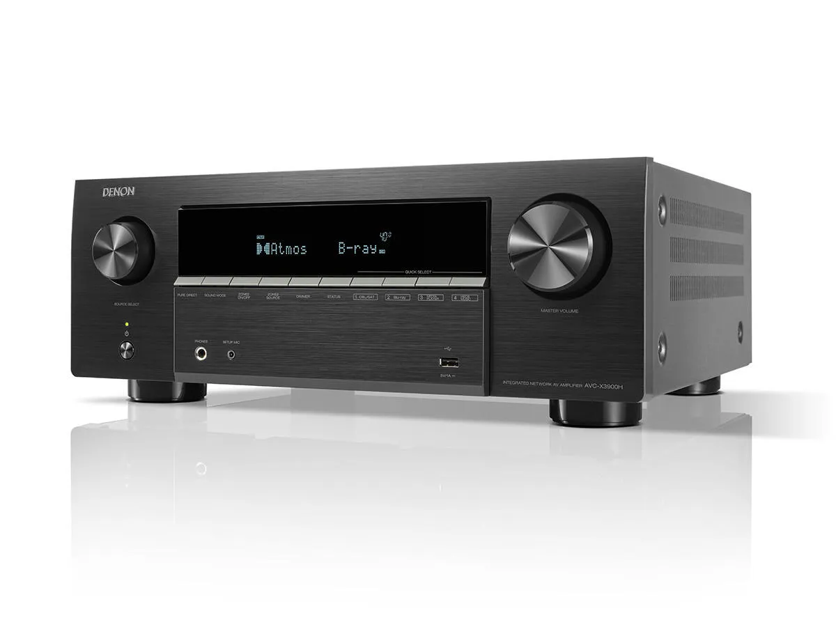 DENON AVC-X3900H BLACK AV RESĪVERIS / PASTIPRINĀTĀJS