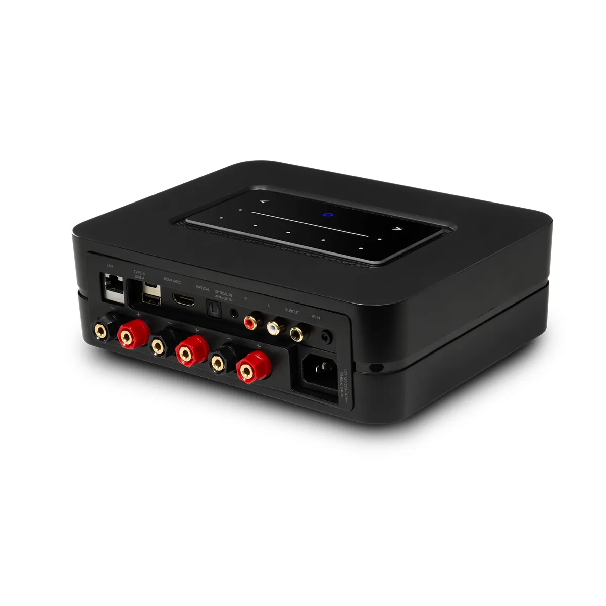 BLUESOUND POWERNODE (2025) BLACK N331 Multi-Room Music Streaming Amplifier STEREO PASTIPRINĀTĀJS