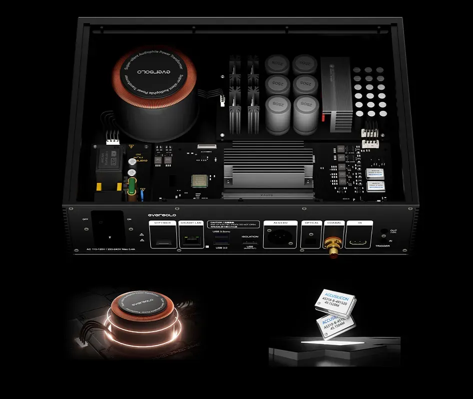 EVERSOLO T8 BLACK Streaming Transport TĪKLA ATSKAŅOTĀJS