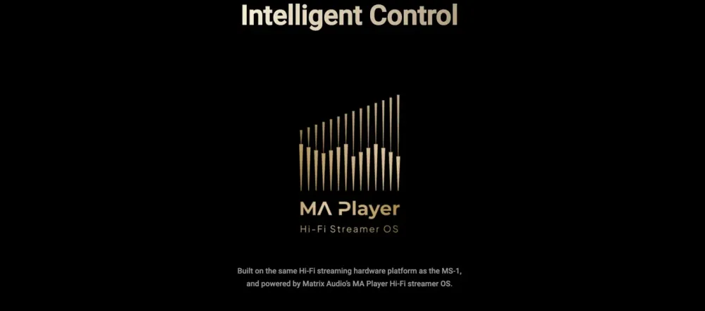 MATRIX AUDIO MS-1c BLACK TĪKLA ATSKAŅOTĀJS