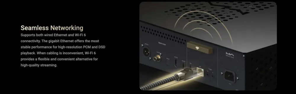 MATRIX AUDIO MS-1c BLACK TĪKLA ATSKAŅOTĀJS