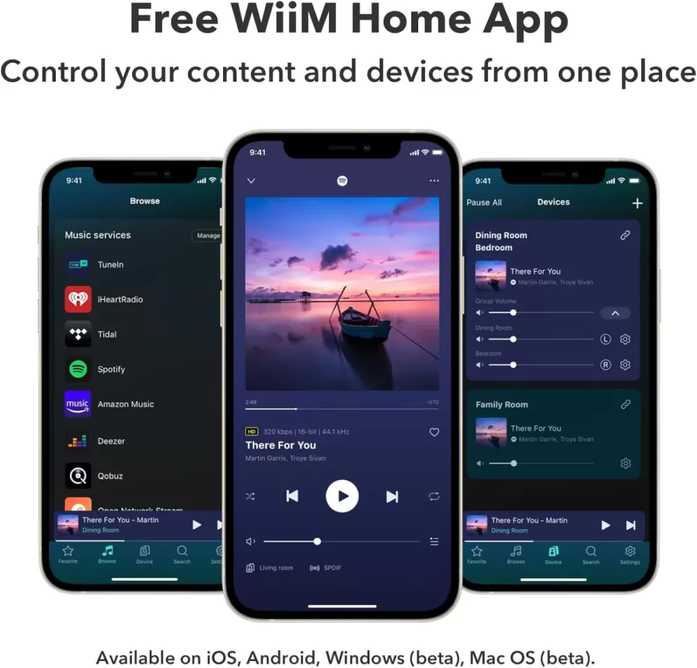 WiiM AMP Pastiprinātājs / Streaming / TĪKLA ATSKAŅOTĀJS