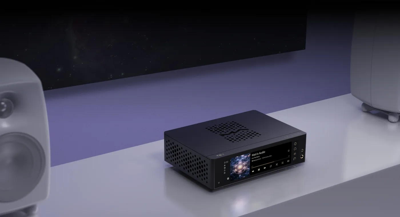 MATRIX AUDIO TS-1 BLACK TĪKLA ATSKAŅOTĀJS