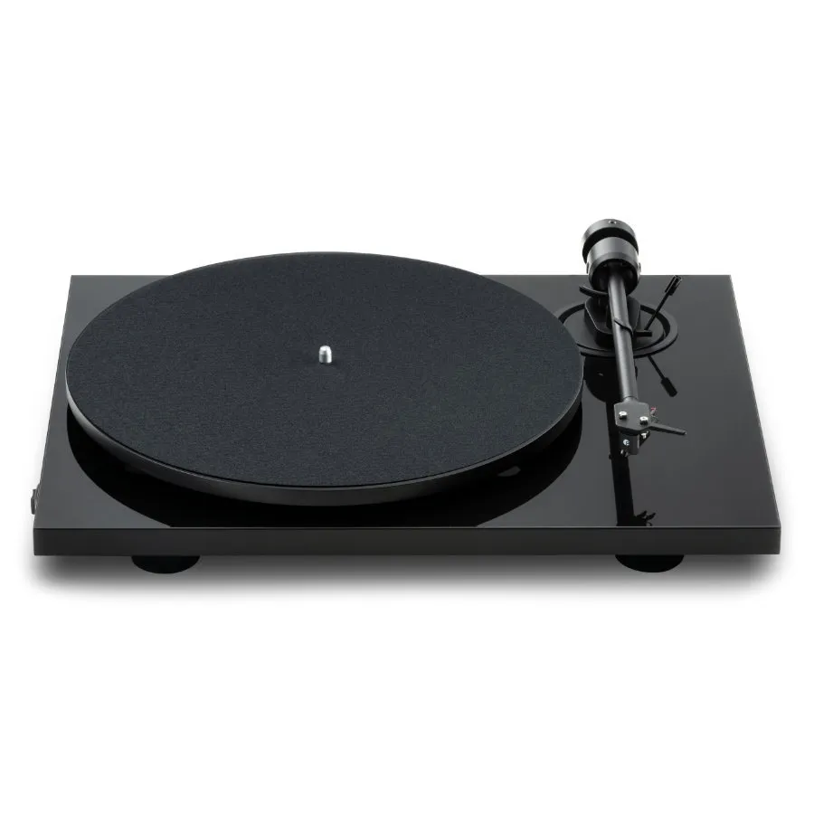 PRO-JECT E1.2 PHONO GLOSS BLACK VINILA PLAŠU ATSKAŅOTĀJS