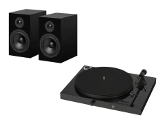 PRO-JECT JUKEBOX E1 (OM5e) BLACK VINILA PLAŠU ATSKAŅOTĀJS