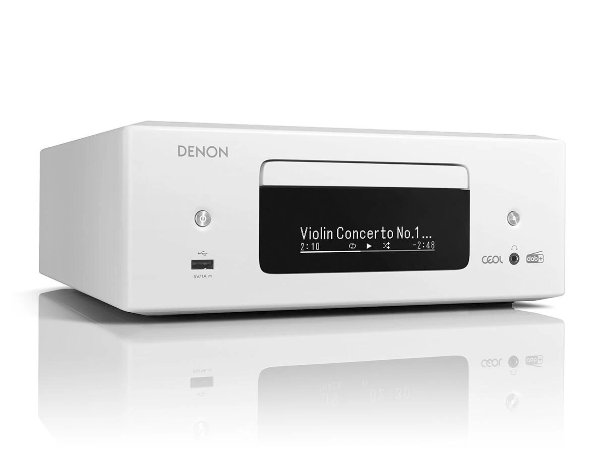 DENON CEOL 12 RCD-N12 DAB WHITE GLOSS MINI/MICRO STEREO SISTĒMA