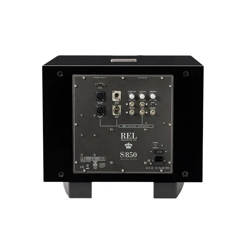 REL S/850 BLACK GLOSS Sabvūferis