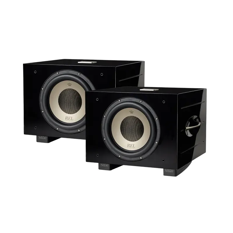 REL S/850 BLACK GLOSS Sabvūferis