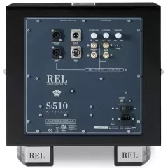 REL S/510 PIANO BLACK LACQUER Sabvūferis