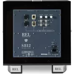 REL S/812 PIANO BLACK LACQUER Sabvūferis