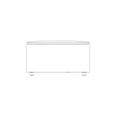 SYSTEM AUDIO SILVERBACK SUB SOLO WHITE SATIN Sabvūferis