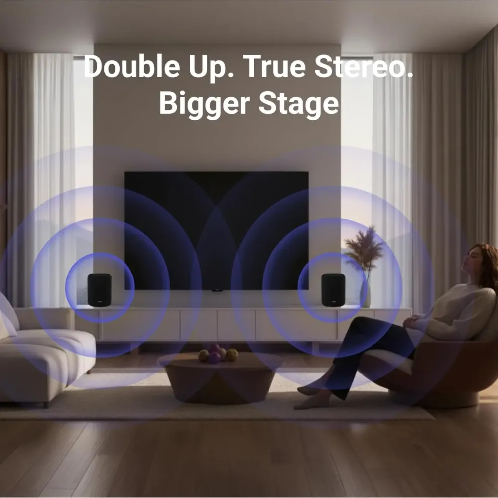 WiiM SOUND LITE WHITE Bezvadu akustiskā sistēma