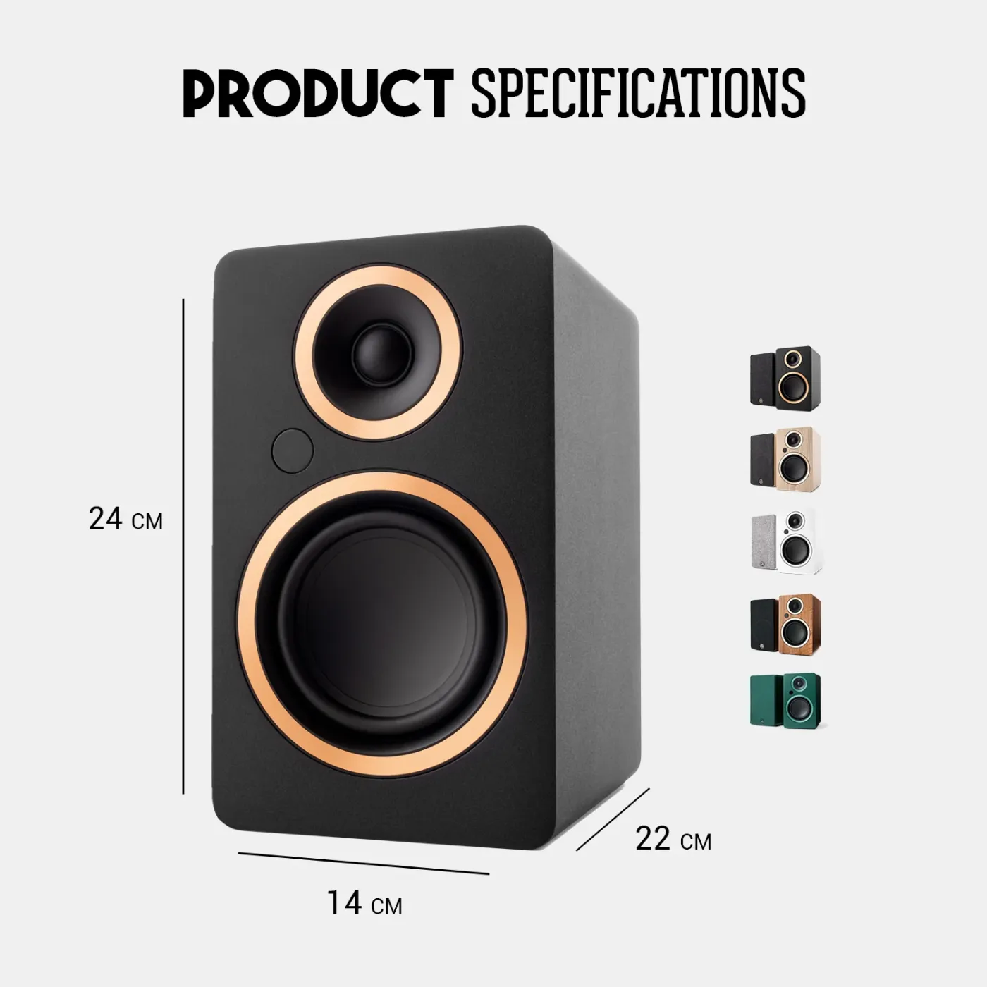 ARGON AUDIO FENRIS A4 Ash Aktīvā akustiskā sistēma