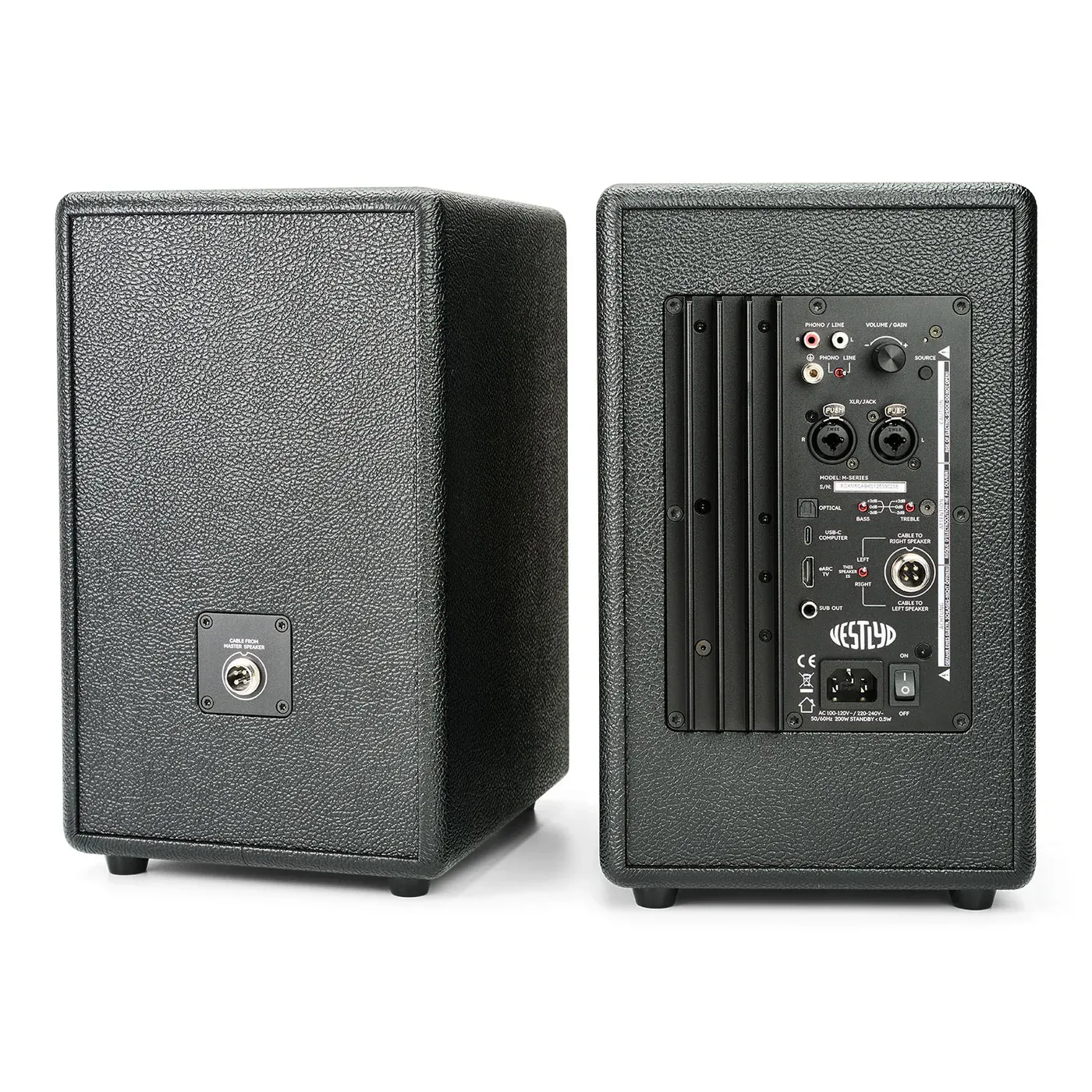 VESTLYD M6C ACTIVE BLACK (Synthetic leather) Aktīvā akustiskā sistēma