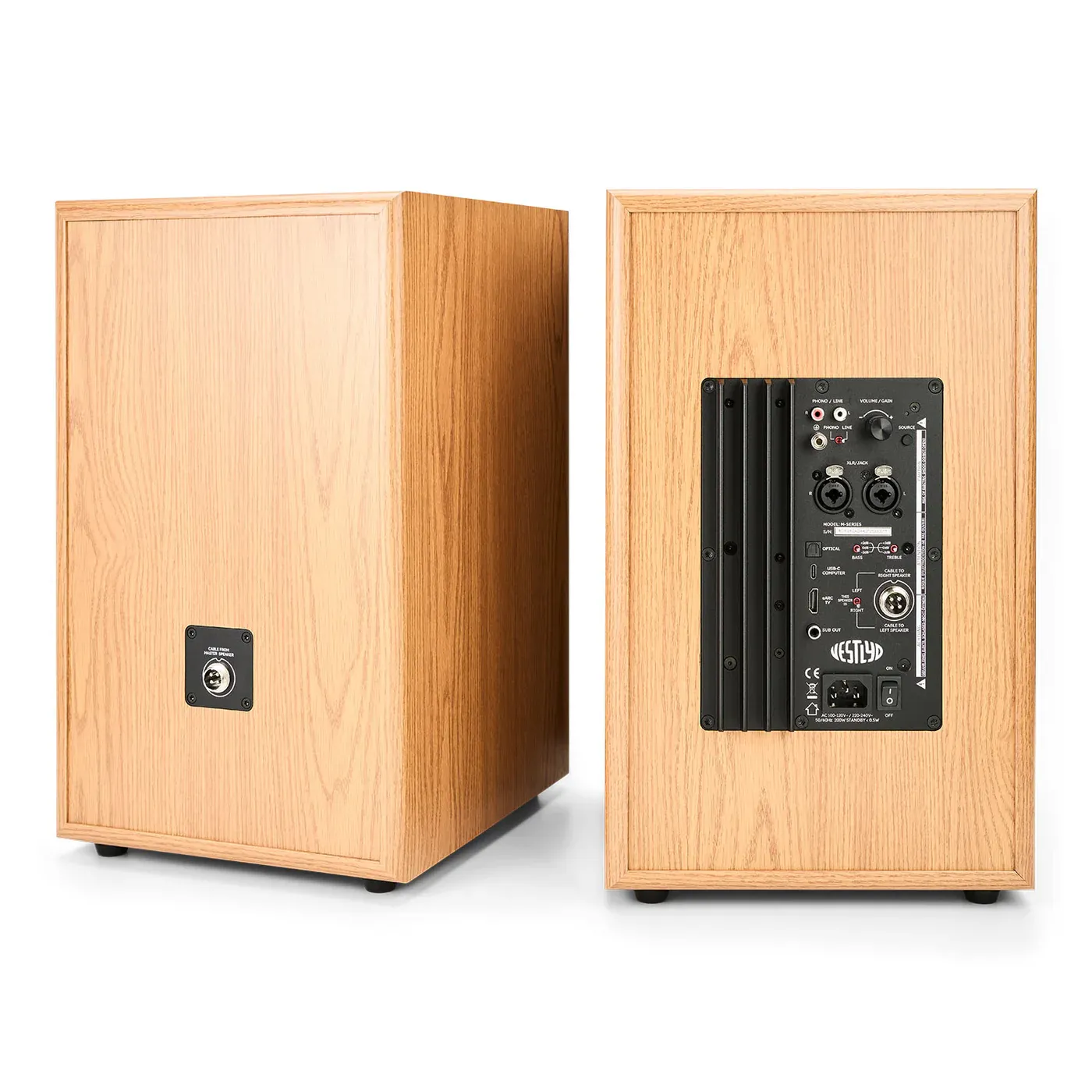 VESTLYD M8C ACTIVE OAK (PVC) Aktīvā akustiskā sistēma