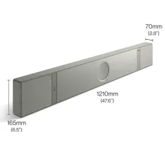 KEF XIO SILVER GREY Soundbars