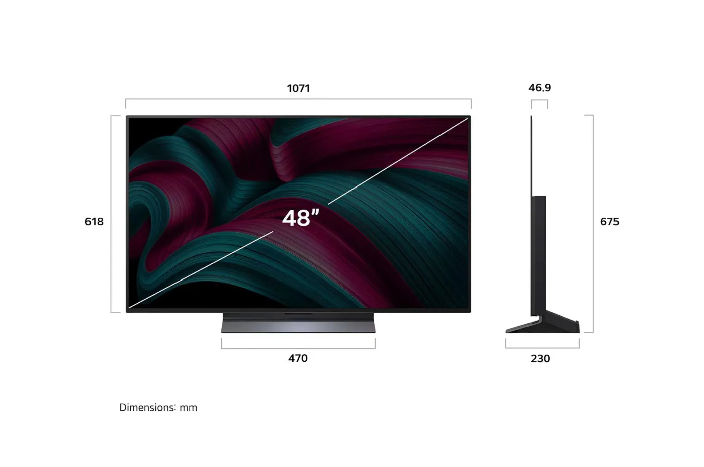 LG OLED48C51LA OLED TV OLED