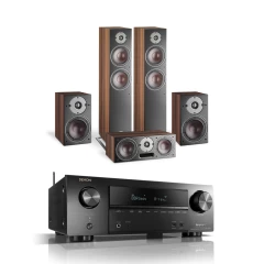 DENON AVR-X1800H / DALI OBERON 7 /1 / Vokal Dark Walnut Komplekts
