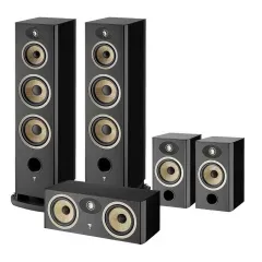 FOCAL ARIA EVO X N4/N1/CENTER BLACK HIGH GLOSS Komplekts