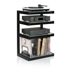 NORSTONE ESSE HIFI VINYL BLACK/FROSTED HiFi aparatūras statne