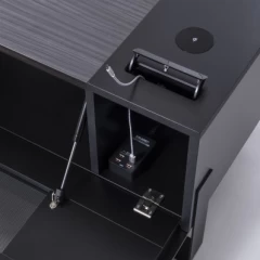 ERARD NAGA 1400 Carbon QI + 4 USB CHARGER TV/HiFi aparatūras statne