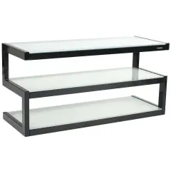 NORSTONE ESSE AV BLACK FRAME / FROSTED GLASS TV/HiFi aparatūras statne