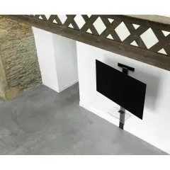 ERARD EXOSTAND 600 BLACK TV sienas stiprinājums / kronšteins