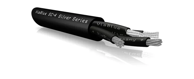 ViaBlue™ Item-No. 10105 SC-4 SINGLE-WIRE T8 BAN 1pair 250cm Cobra AKUSTISKO SISTĒMU KABELIS