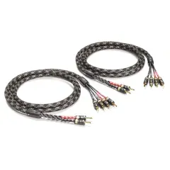 VIABLUE™ Item-No. 10201 SC-4 BI-WIRE T8 BAN 1pair 150cm Cobra AKUSTISKO SISTĒMU KABELIS