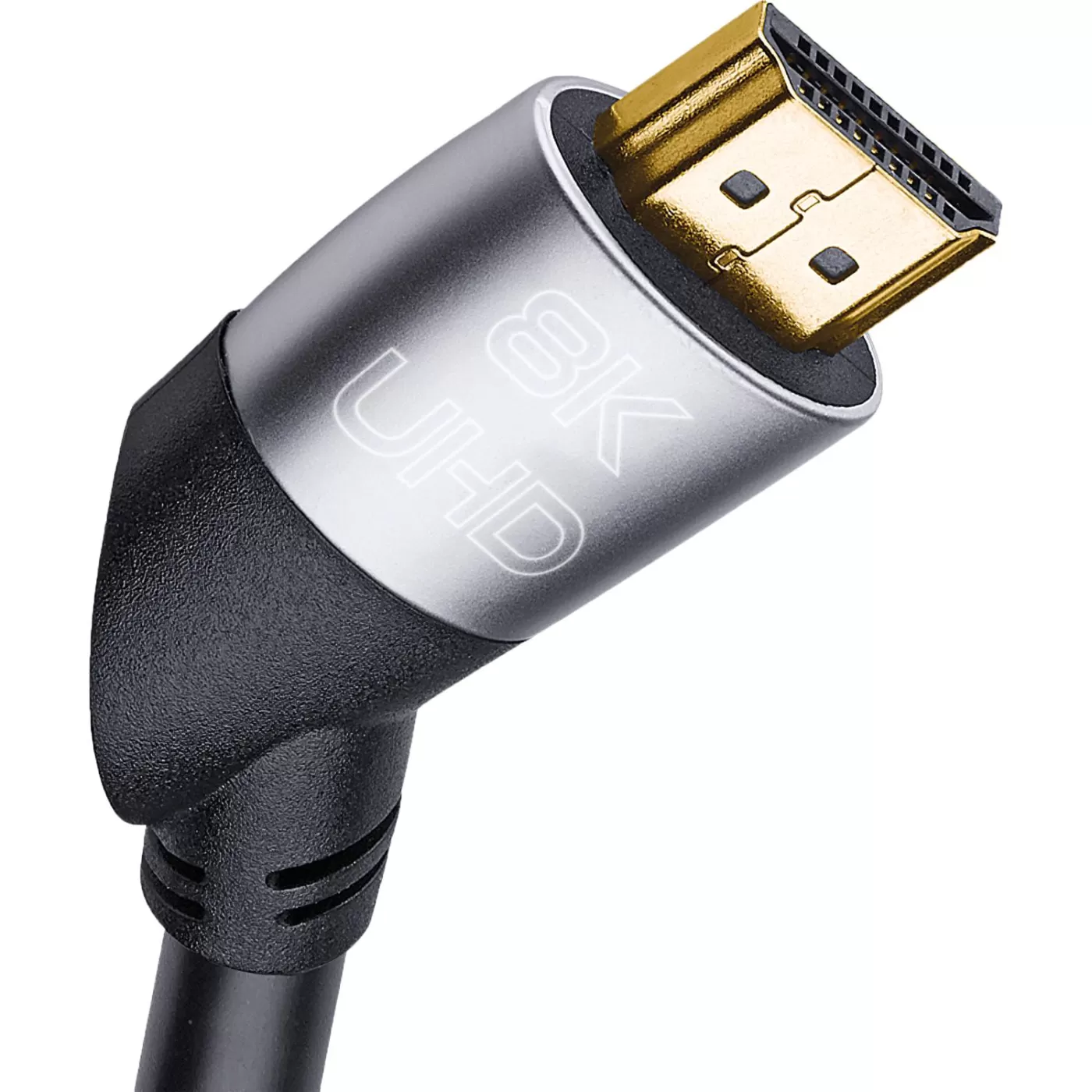 OEHLBACH Art. No. 140 Easy Connect UHD 2.0m Black HDMI KABELIS