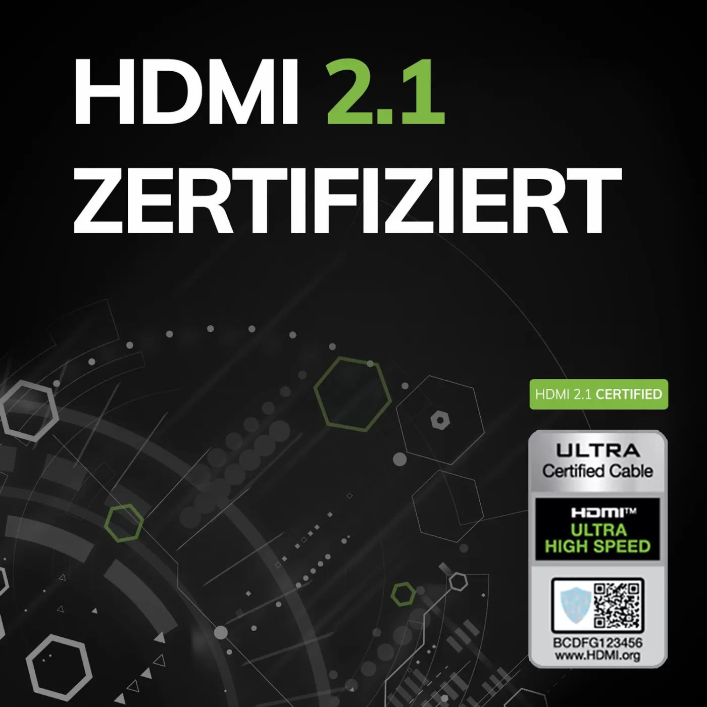 OEHLBACH Art. No. 92495 Black Magic MKII UHS 3.0m Black HDMI KABELIS