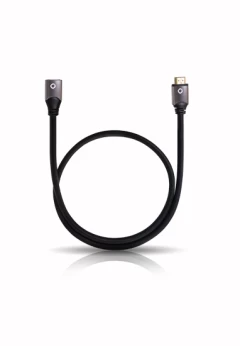 OEHLBACH Art. No. 92448 Black Magic HDMI Cable w. Eth. male/female 2,2m HDMI KABELIS
