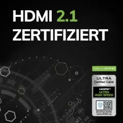 OEHLBACH Art. No. 92495 Black Magic MKII UHS 3.0m Black HDMI KABELIS