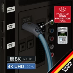 OEHLBACH Art. No. 92600 Flex Evolution UHD 1.0m HDMI KABELIS