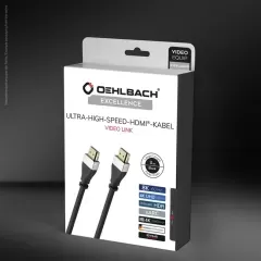 OEHLBACH OEHLBACH Art. No. 33103 UHS HDMI 2.1 3.0m Black HDMI KABELIS