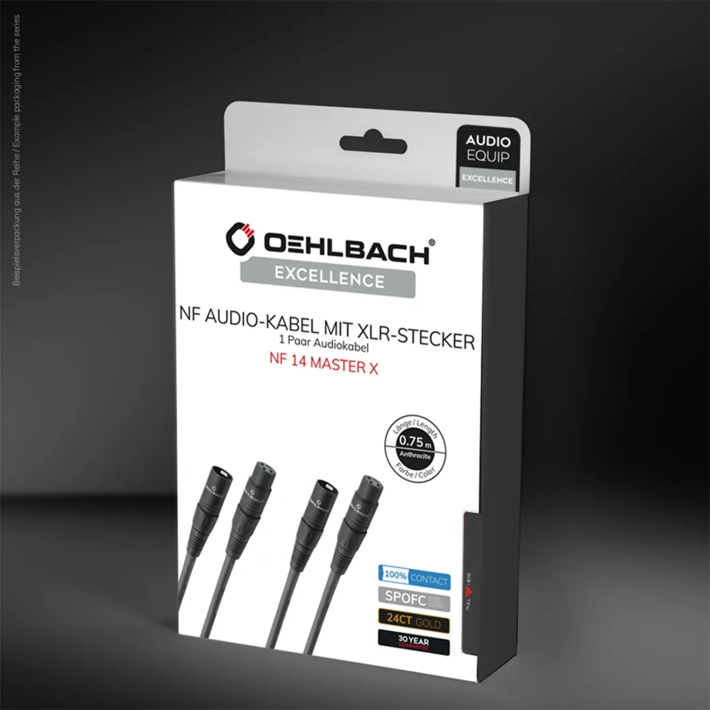 OEHLBACH Art. No. 2014 NF 14 Master X XLR 2x0.75m STARPBLOKU KABELIS
