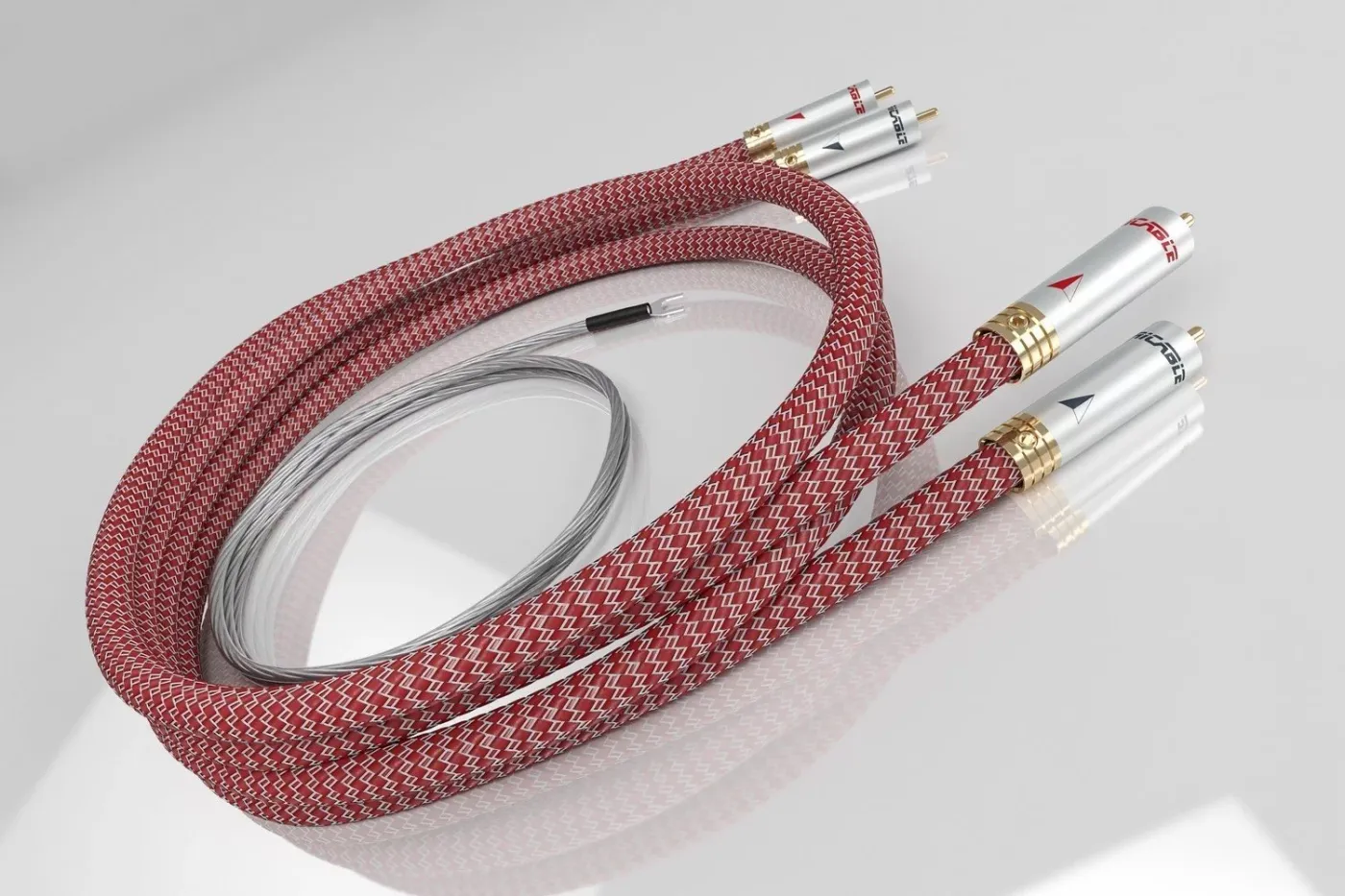 RICABLE COD: 11797 DT05 DEDALUS TURNTABLE Cable (RCA) 0.5m STARPBLOKU KABELIS
