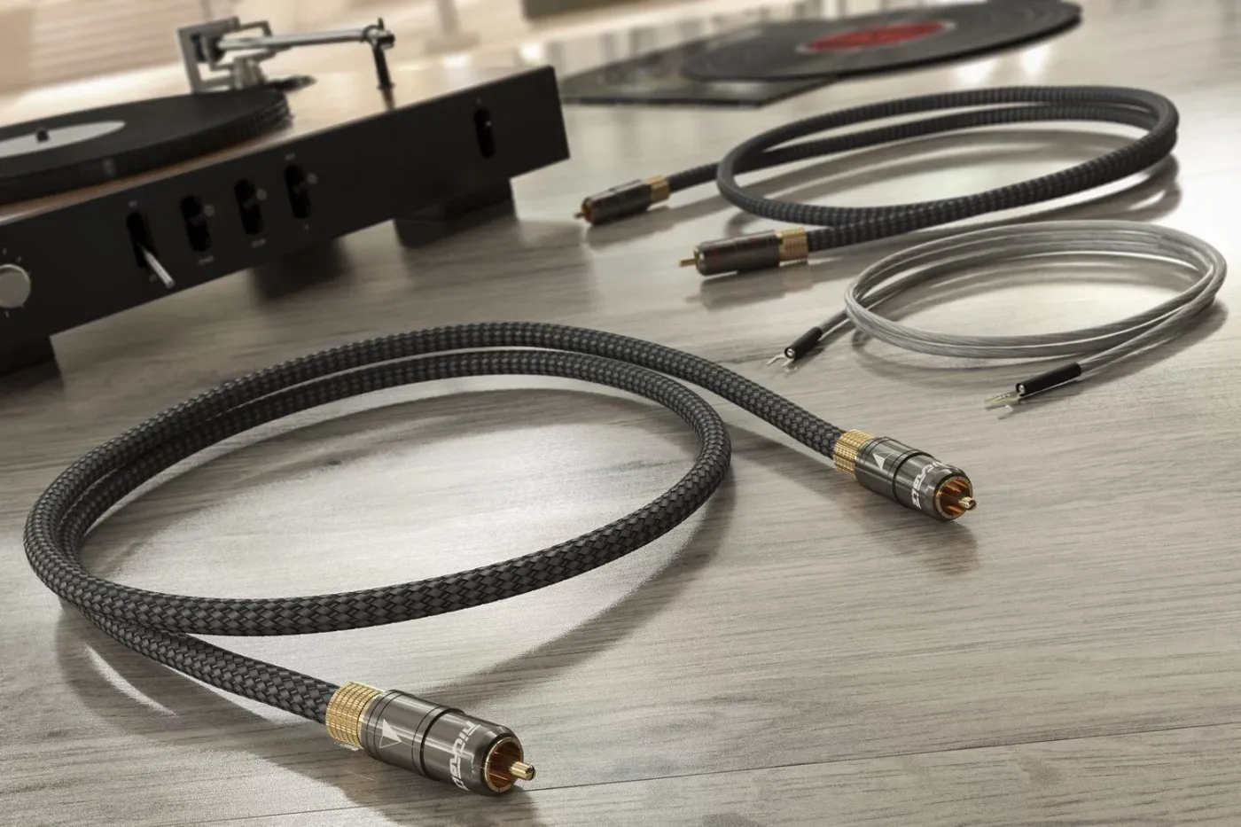 RICABLE COD: 11801 MT05 MAGNUS TURNTABLE Cable (RCA) 0.5m STARPBLOKU KABELIS