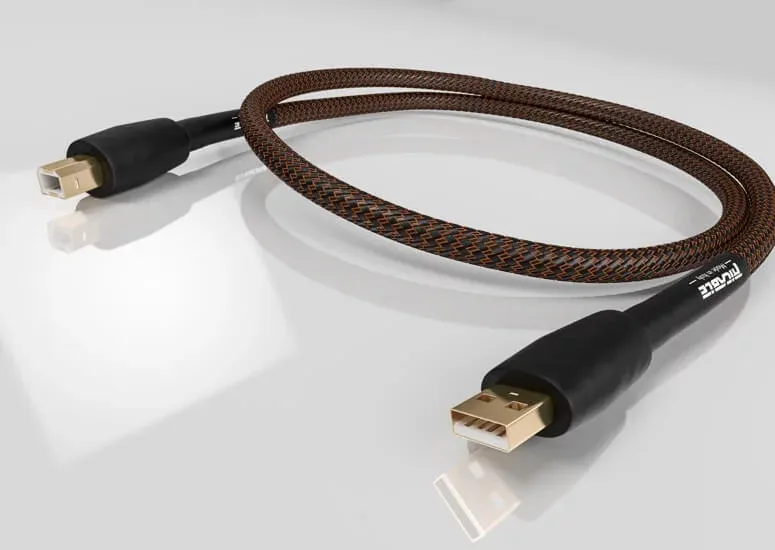RICABLE COD: 12604 UM15 MAGNUS USB Hi-End Digital Audio Cable USB 2.0 A/B 1.5m STARPBLOKU KABELIS