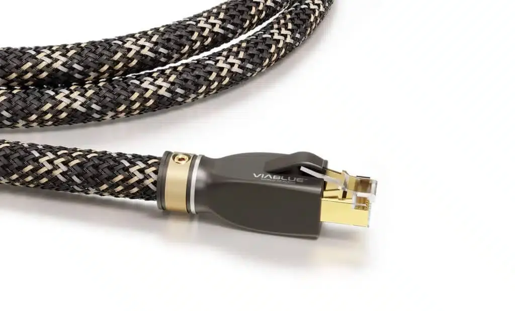 ViaBlue™ Item-No. 21908 EP-7 SILVER RJ-45 CAT6A 1pc. 100cm STARPBLOKU KABELIS