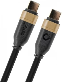 OEHLBACH Art. No. 33201 Data Link CC USB 3.1 Typ C-C 2.0m Black STARPBLOKU KABELIS